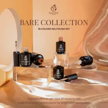 Beetles Bare Collection Gel Nail Polish Kit-15ml P...