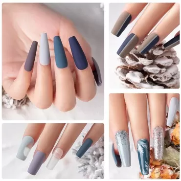 Beetles Gel Nail Polish Set - City in Snow Collect...