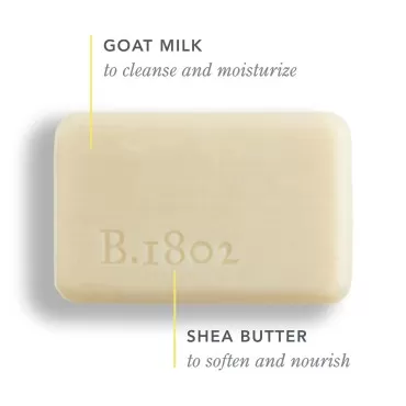 Beekman 1802 Goat Milk Body Soap Bar, Honey & Oats...