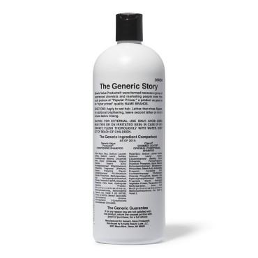 Generic Value Products Conditioning Purple Shampoo, Tones Down Brassiness, Brightens and Refreshes Faded Highlights, Removes Yellow Tones, 33.8 Oz