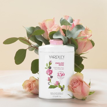 Yardley of London English Rose 7.0 oz Perfumed Tal...