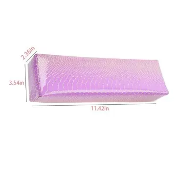 ZERIRA Nail Art Hand Pillow, Stripe PU leather Wat...