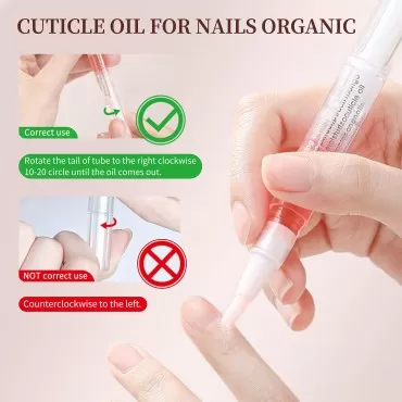 SULLMAR Nail Cuticle Oil Pen, Nail Oil Pen Nourish...