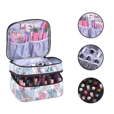 ZFZGFRCS Nail Polish Organizer- Holds 30 Bottles N...