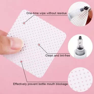 640Pcs Nail Wipes Cotton Pad Lint Free,Nail Polish...