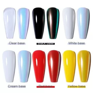 1 Piece Mermaid Nail Glitter Powder Pearl Shell Sh...