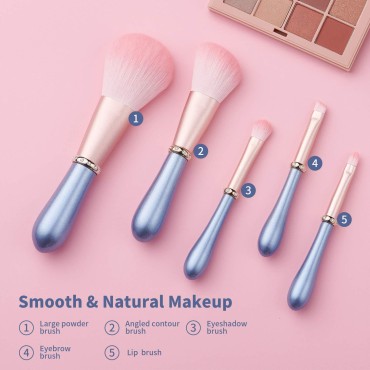 Makeup Brushes, Premium Synthetic Makeup Brush Set...