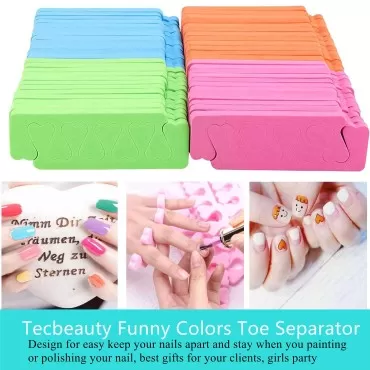 120pcs Toe Separators for Pedicure - Sponge Toe Se...