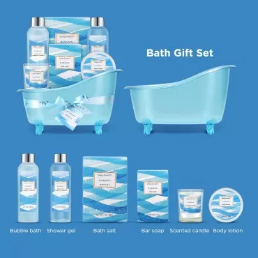 Bath and Body Gift Baskets for Women, Body & Earth...