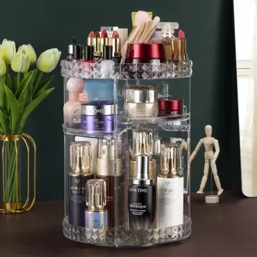 Argox 360 Rotating Makeup Organizer,Large Capacity...