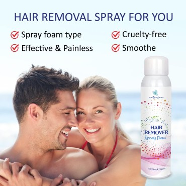 Hair Removal Spray Foam - Naturian Hair Removal Cr...