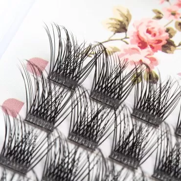 FinyDreamy 48Pcs Lash Clusters 3D Volume Effect Individual Lashes Clusters And Cluster Lashes DIY Eyelash Cluster Extension At Home Reusable And Wispy Real Looking (Volume-12mm)