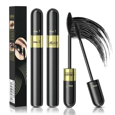 2 in 1 Lash Mascara - 4D Lashes Mascara with black...