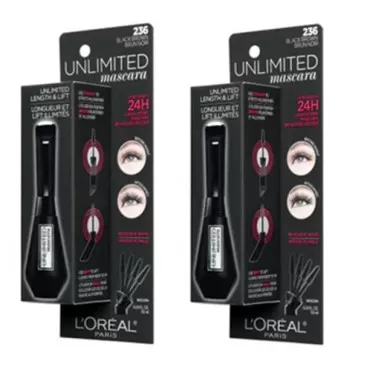 Pack of 2 L'Oreal Paris Unlimited Lash Lifting and...