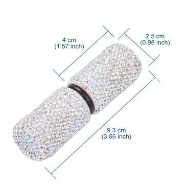 XhuangTech Bling Make Up Brush Crystal Makeup Trav...