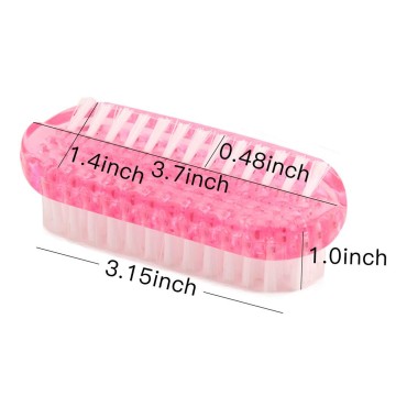 Cleaning Nail Brush Two Sided Hand Fingernail Scru...