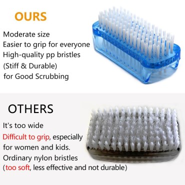 Nail Brush Two Sided Hand Fingernail Scrub Brushes...