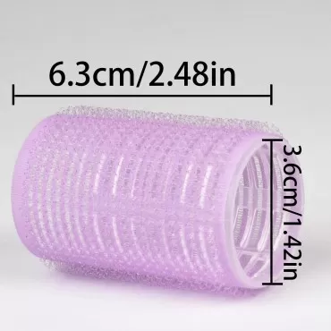 Self Grip Hair Roller Curlers Set,12pcs Medium Velcro Rollers for Hair, Hair Rollers for Long Hair,Medium and Short Hair,Salon Hairdressing Curlers for Women,DIY Hairstyle (Medium)