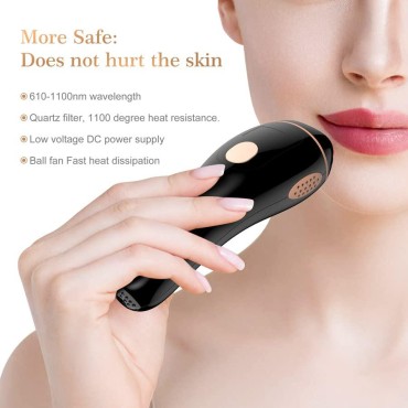 At Home IPL Hair Removal for Women and Men UPGRADED Visible Permanent Laser Hair Removal Device 999,999 Flashes Painless Hair Remover for Face and Body, Corded