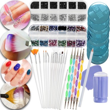 VAGA Manicure Set Nail Art Supplies Nail Kit 2 Box...