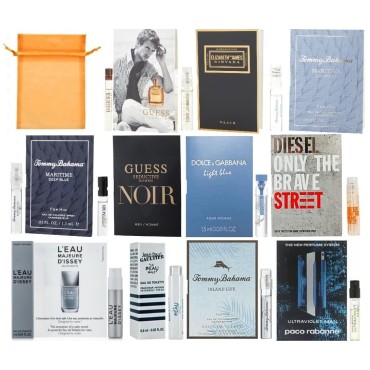 11 Designer Cologne Samples Vials For Men with Org...