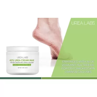 UREA LABS | 42% Urea Cream MAX w/Aloe Vera & Tea T...