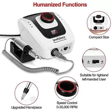 35000 RPM Professional Nail Drill Machine, Portabl...