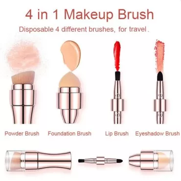 Bling Toman 4 in 1 Makeup Brush Set, Eyeshadow Eye...