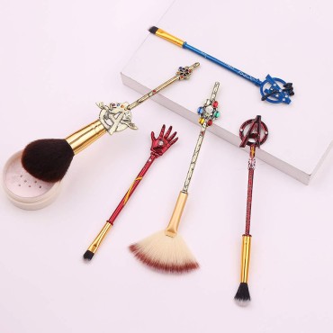 5Pcs Classical Movie Makeup Brushes - Professional...