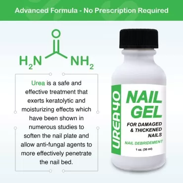 1oz Urea Nail Gel with Brush Applicator - Strength...