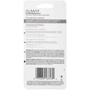 Almay One Coat Thickening Mascara, Blackest Black ...