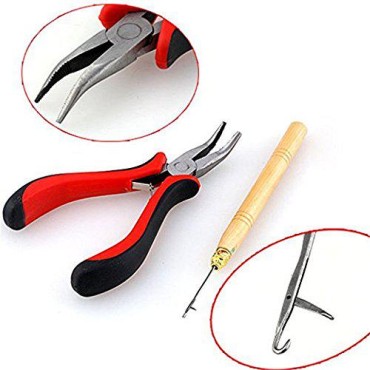 Uotp 3 Pc Kit for Micro Ring Link Hair and Feather...