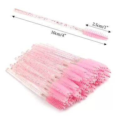 300 Pieces Disposable Eyelash Brushes with Spiral ...