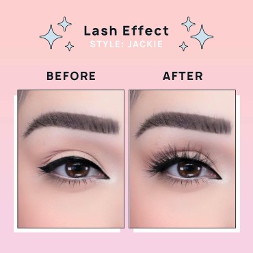 AOA Studio 3D False Eyelash 5 Pairs Natural Handma...
