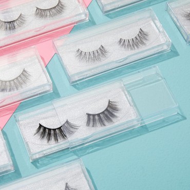 30-Pack Transparent Empty Eyelash Boxes for False ...
