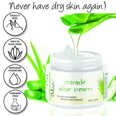 Miracle Aloe Vera Moisturizing Cream Face and Body...