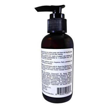 Waxness Dr. Bump Hydrophilic Concentrated Non-Clogging Oil with Grapeseed, Avocado Chamomile and Lavender 4 Ounces