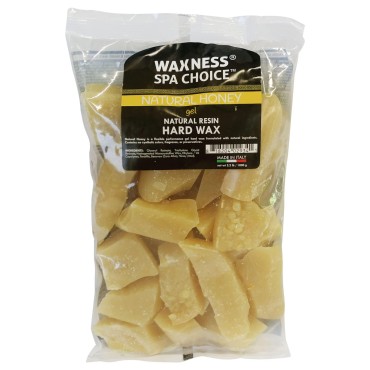 Waxness Spa Choice Natural Honey Gel Waxing Kit with 2.2 Lb / 1 Kg Wax Bag
