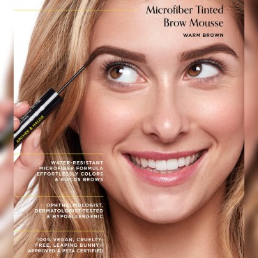 Arches & Halos Microfiber Tinted Brow Mousse in Wa...