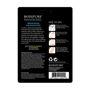 Bodipure Premium Keratin Socks for Callus and Heel...