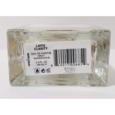 Crystal Beauty Lapis Clarity Lily/Mint/Musk Eau De Parfum 3.4 Fl oz / 100 ml. New and Unboxed.