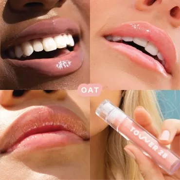 Tower 28 ShineOn Milky Lip Jelly, OAT | Non-Sticky...