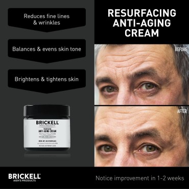 Brickell Men's Products Resurfacing Anti-Aging Fac...