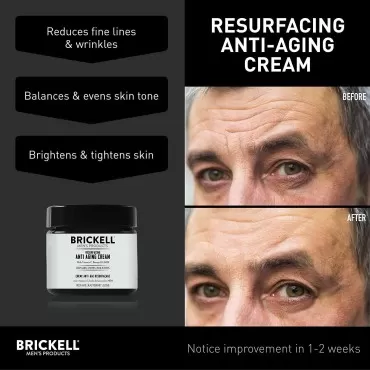 Brickell Men's Products Resurfacing Anti-Aging Fac...