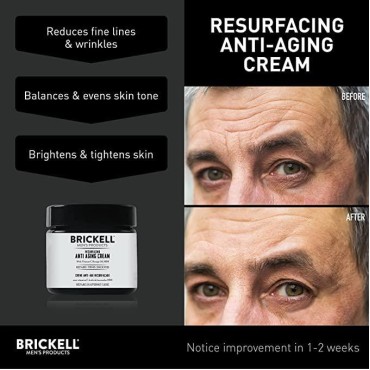 Brickell Men's Products Resurfacing Anti-Aging Fac...