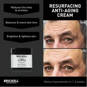 Brickell Men's Products Resurfacing Anti-Aging Fac...