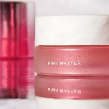 MAKE Pink Matter Multi-Use Balm - Hydrating Lip Treatment - Versatile Moisturizer for Dry Skin, Cuticles and Cheek Highlighting - Nourishing and Plumping Lip Care Cream, 0.47 Oz