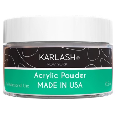 Karlash Professional Polymer Economy Kit Acrylic Powder Crystal Clear 0.5 oz and Acrylic Liquid Monomer 1 oz for Doing Acrylic Nails, MMA free, Ultra Shine and Strong Nails Acrylic Nail