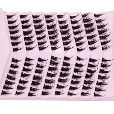 16mm Individual Cluster Lashes Extension Eyelashes...