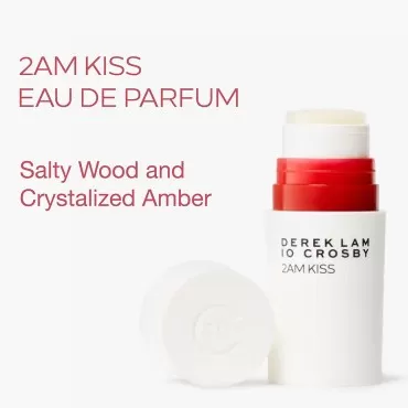 Derek Lam 10 Crosby - 2AM Kiss - 0.12 Oz Eau De Parfum - Solid Stick Perfume For Women - Amber And Woody Scent - Sweet Fig, Spicy Cinnamon, And Warm Caramel Fragrance